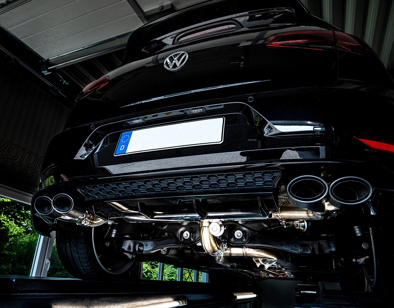 EGO-X Abgasanlage 3" VW Golf 7 R Facelift 310PS (mit ECE*)