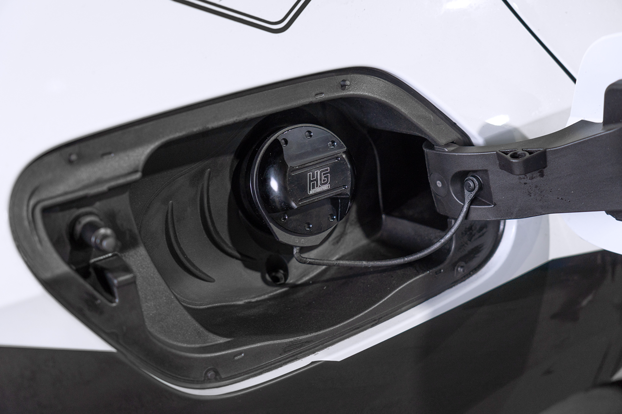 Tankdeckel schwarz HG-Motorsport Logo Golf 7/ 8 Plattform