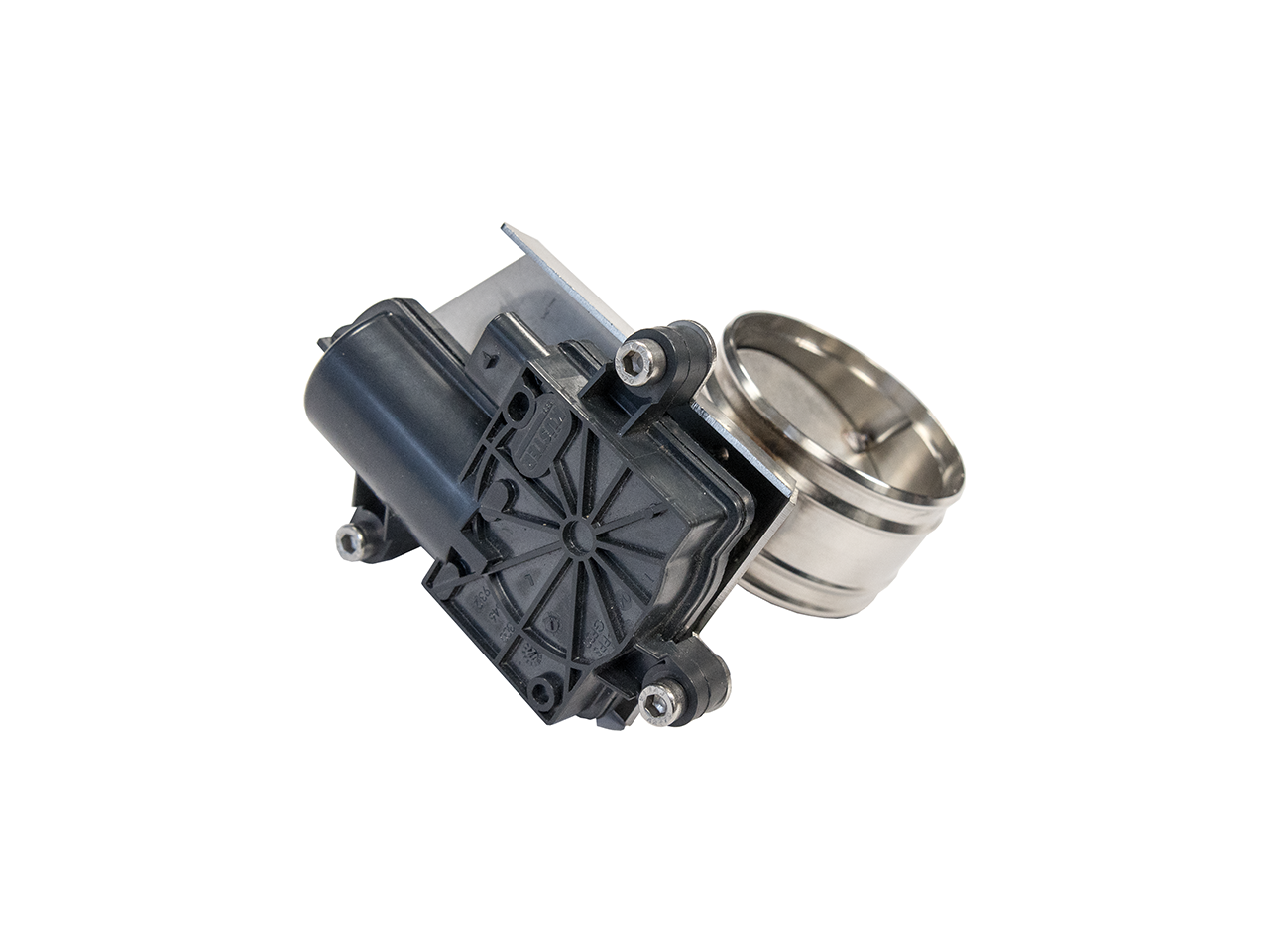 Elektronische Abgasklappe ungeschlitzt