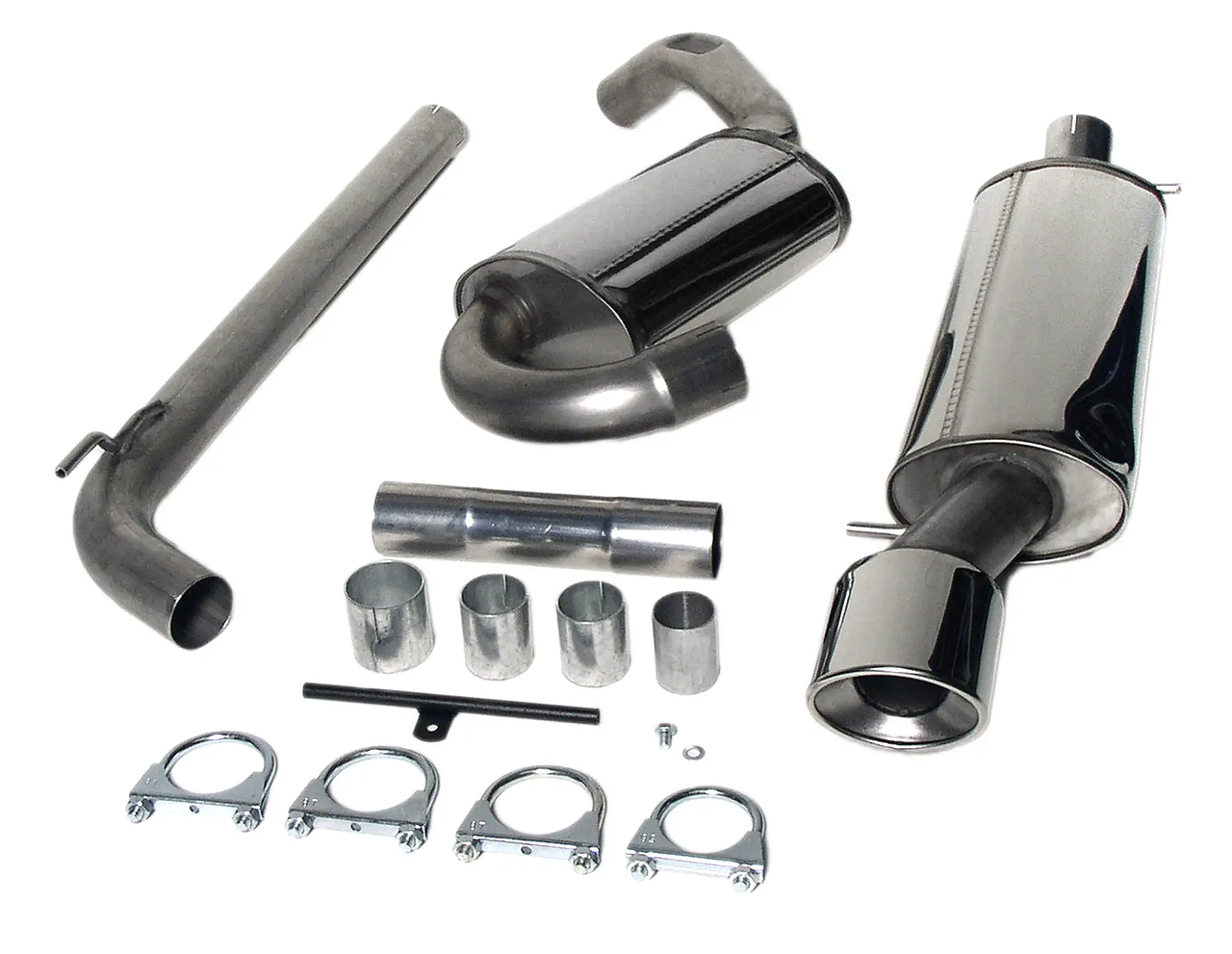 HG-Classic Line Abgassystem 2,5" VW Corrado 53i 1.8-2.0 8V+16V/ G60/ VR6 (ab 08/91)