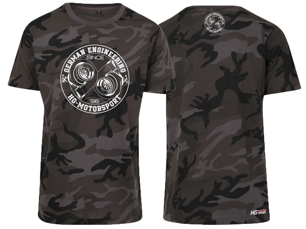 "Double Charged Since 96" T-Shirt Dark Camouflage
