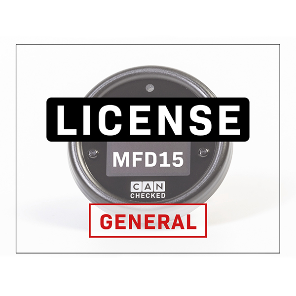 License Full Unlock (LiveLogging, Ethanol, MPP2, CANswitch) for MFD15