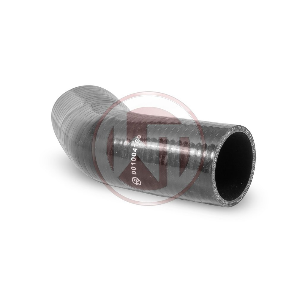 Ø80mm Silikonschlauch 45° Bogen schwarz