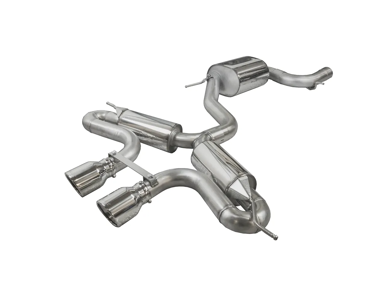 Bull-X Abgasanlage 3" Y-Style "VAG02" MQB Plattform 1.8-2.0 TSI FWD (Golf 7 GTI, Leon 5F)
