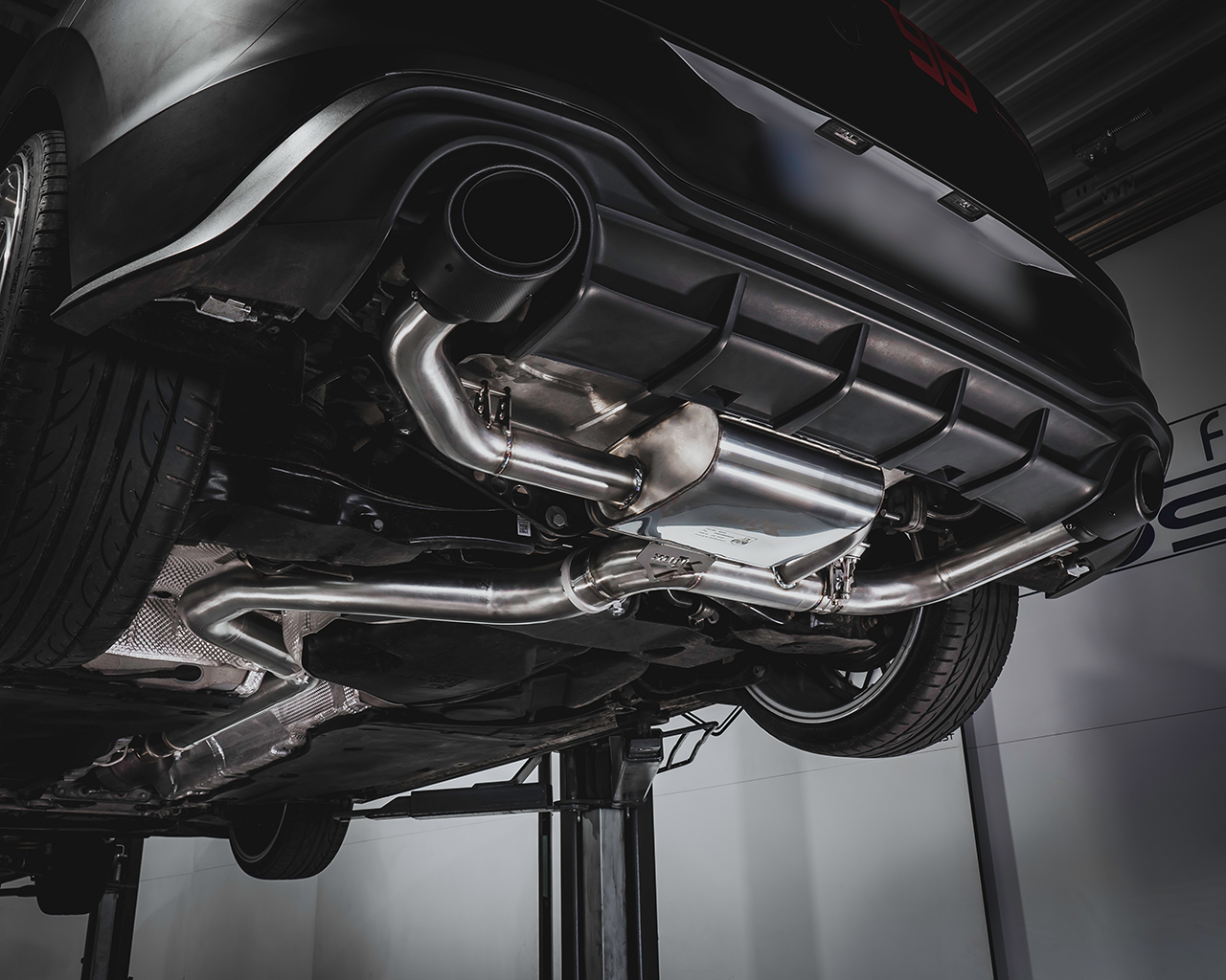EGO-X Klappen-Abgasanlage VW Golf 8 GTI / Clubsport / ED 45 3,5" / 89mm