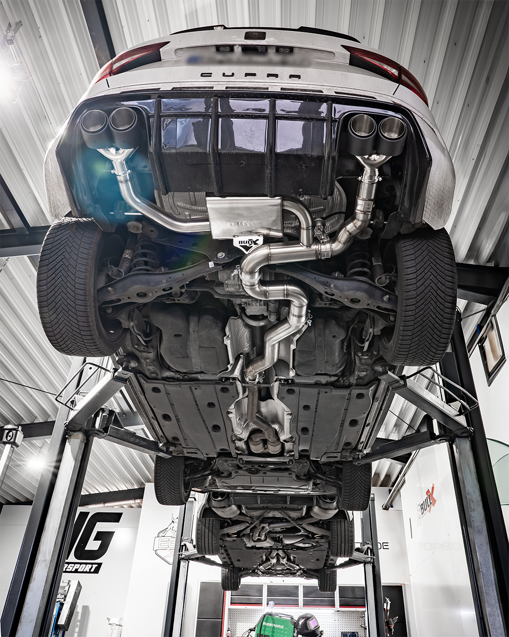 EGO-X Abgasanlage 3,5" Cupra Ateca 300PS (mit ECE*)