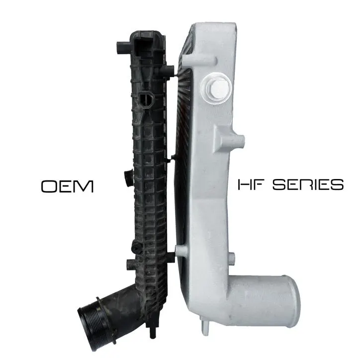 HF-Series Ladeluftkühler Kit V2 Double DIN VAG 1.8-2.0 T(F)SI / 1.6-2.0 TDI