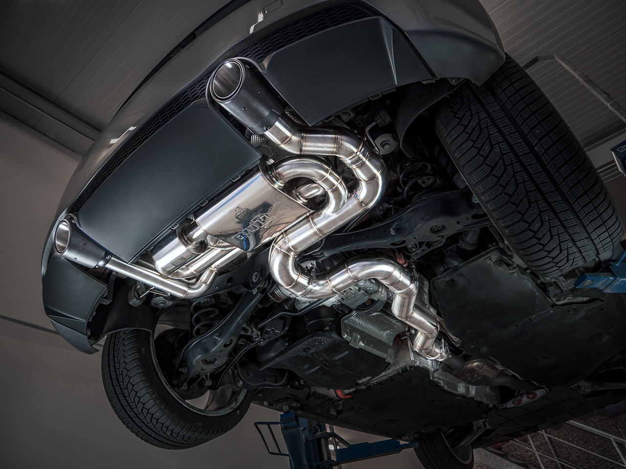 EGO-X Abgasanlage 3,5" Audi TT 8S quattro 230PS