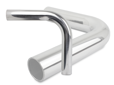 Alu-Rohr 90° 19-76mm x 350mm (2mm Wandung)