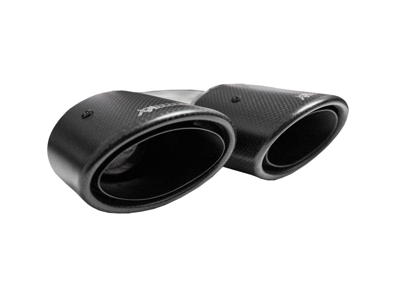 Bull-X Endrohrset Y-Style: Typ 14 Carbon oval versetzt 2x225x70