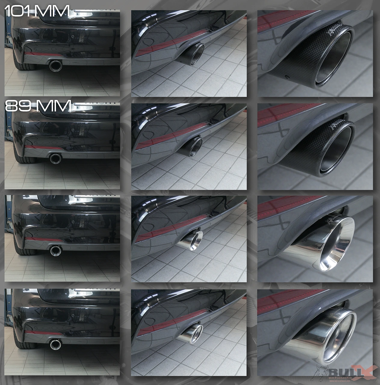 EGO-X Abgasanlage 2,75" BMW M3 F80, M4 F82 inkl. Competition 431/450PS (mit ECE*)