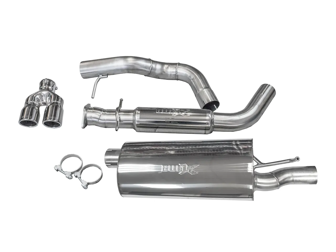 Bull-X ECE Abgasanlage 3" Audi TT 8N 1.8T FWD