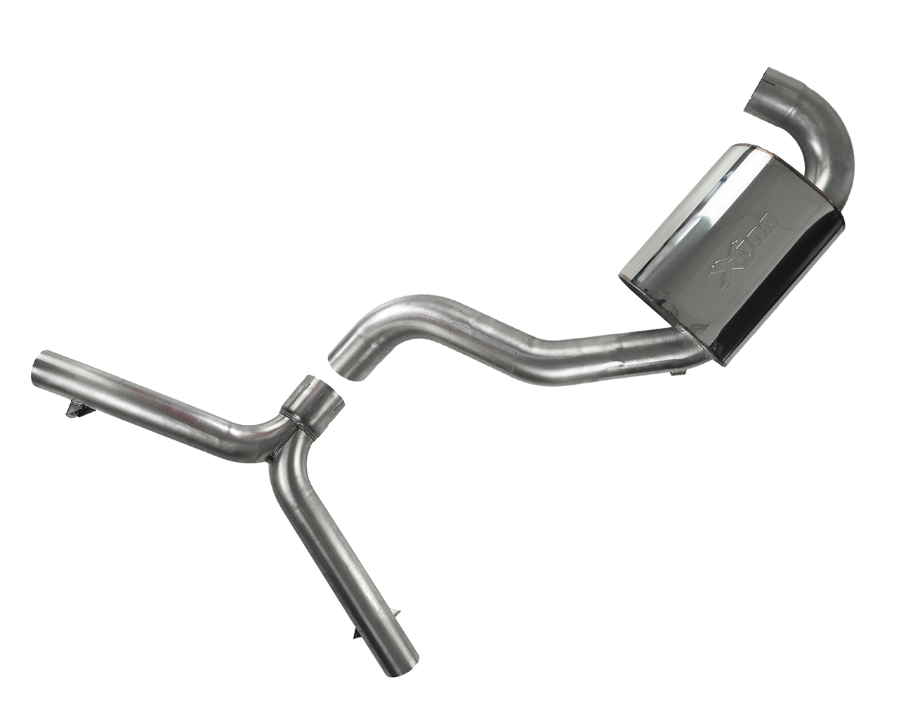 Bull-X Abgasanlage 3" Y-Style "VAG02" MQB Plattform 1.8-2.0 TSI FWD (Golf 7 GTI, Leon 5F)