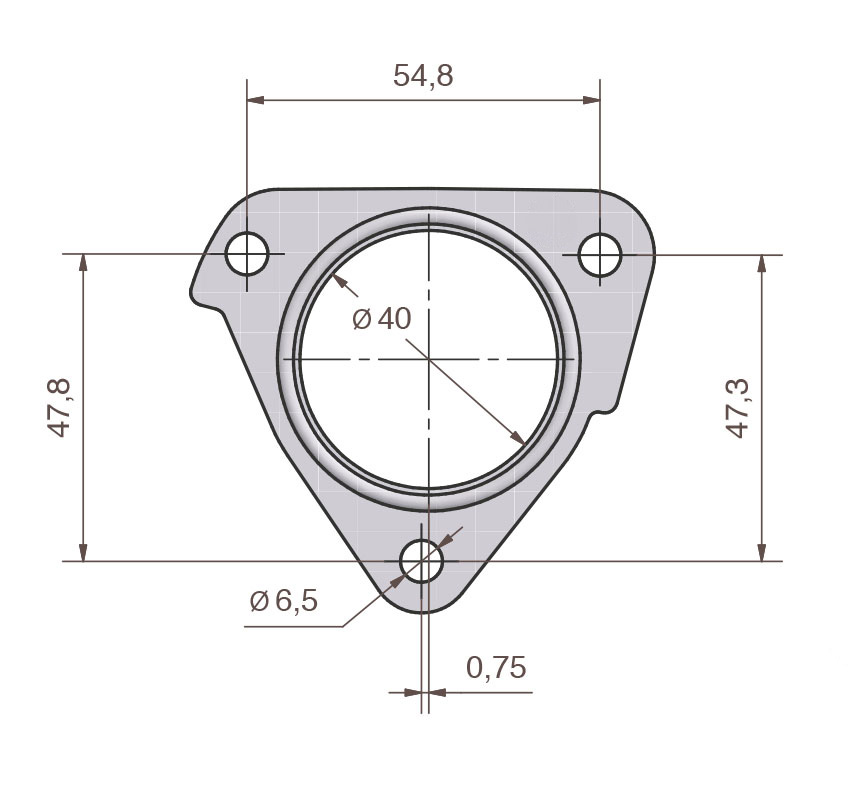 GT Dichtung Verdichtergehäuse Ausgang Nissan BAR-TEK®