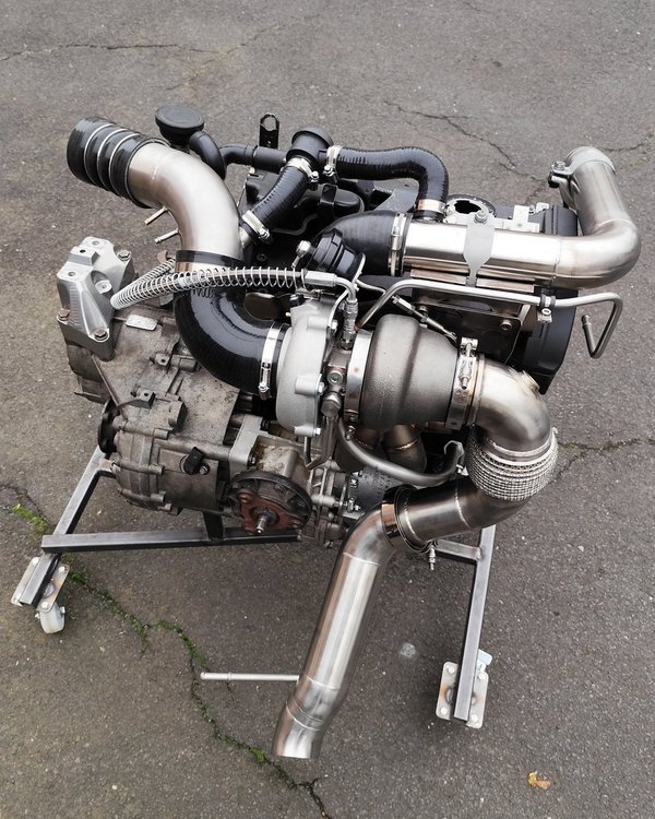 1.8T 20V Plug & Play Turbo Kit: Pulsar G25-660 + Stoßaufladungskrümmer + Downpipe + Leitungen
