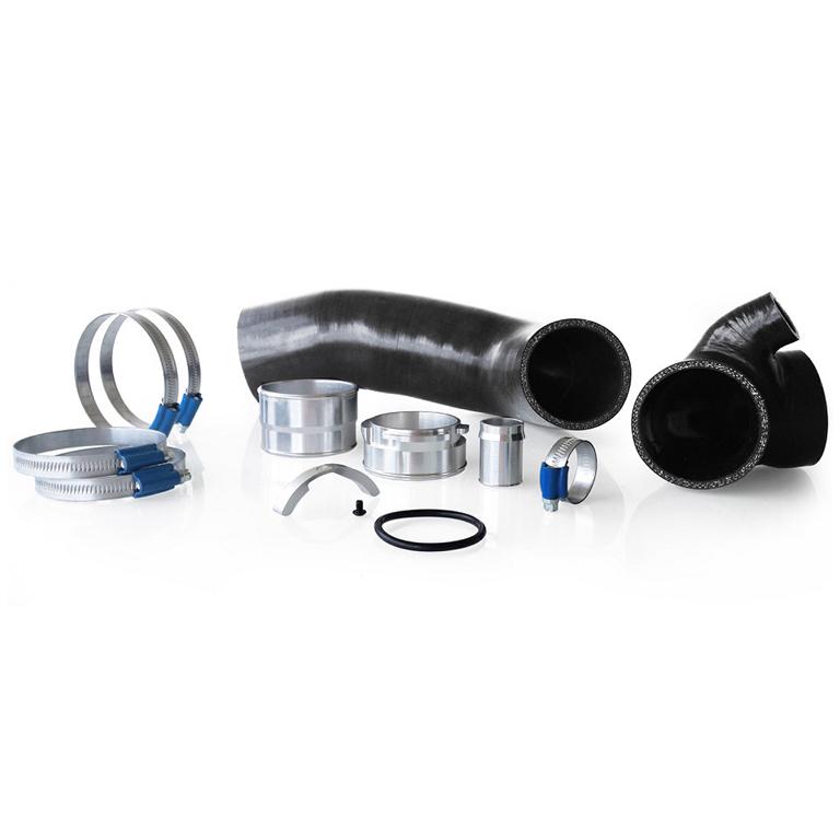 GT(X)35 Abgasgehäuse Edelstahl Twin Scroll -0.83 A/R T3 auf V-Band Turbo-Total