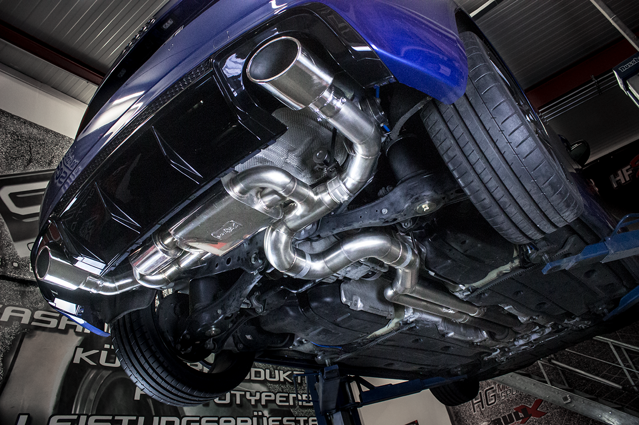 EGO-X Abgasanlage 3,5" Audi RS3 8V quattro 400PS (mit ECE*)