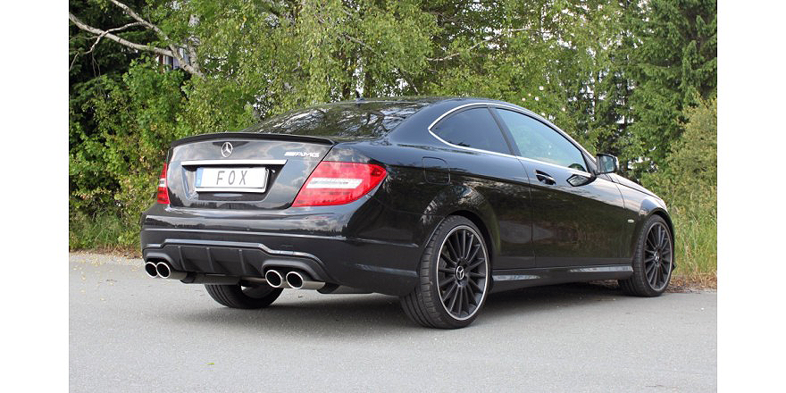 FOX Endschalldämpfer Mercedes C350 Coupé C204 306PS