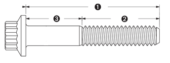 M10 x 1.50 8740 Chromoly Stahlschrauben ARP