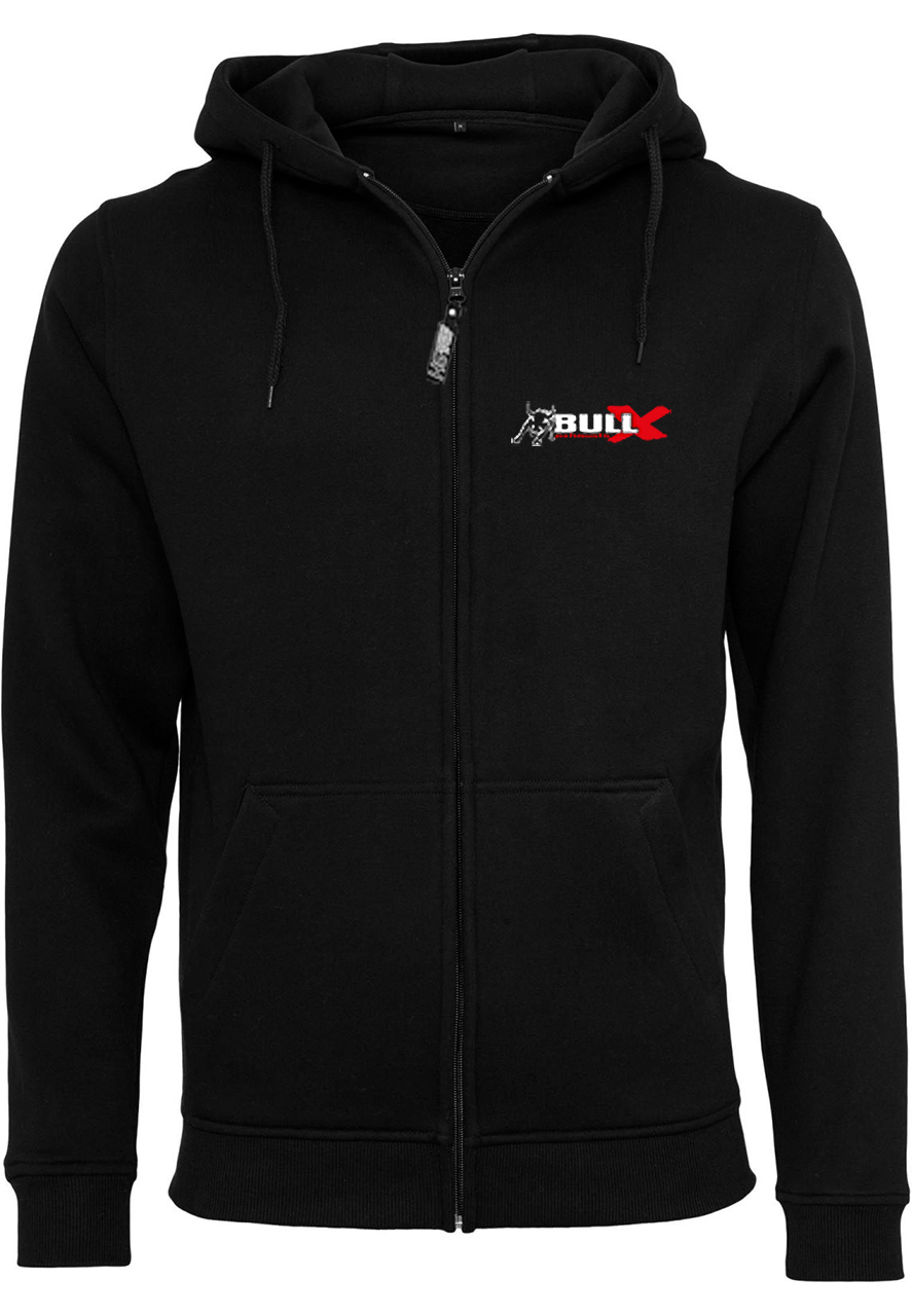 Bull-X Zip-Hooded-Sweater "Logo labeled"