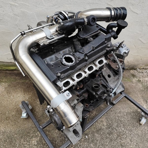 1.8T 20V Plug & Play Turbo Kit: PSR GTX28 + Stoßaufladungskrümmer + Downpipe + Leitungen + Ansaugrohr