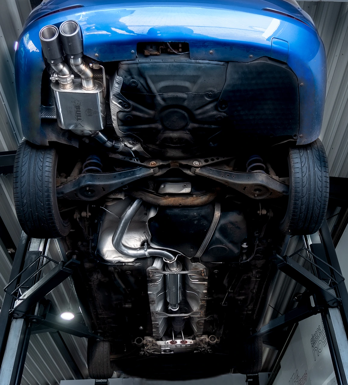 EGO-X Abgasanlage 3" Skoda Octavia 1Z, VW Jetta Mk5/6 2.0 T(F)SI 200PS (mit ECE*)