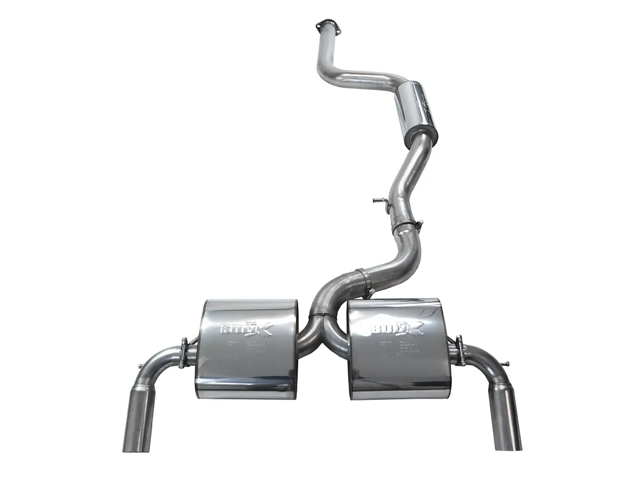Bull-X ECE Abgasanlage 3" Y-Style Volvo S40/V50 T5 FWD 220/230PS