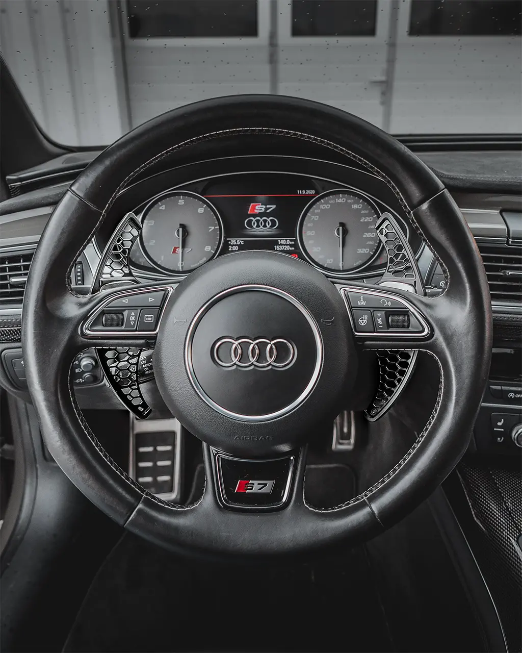 Schaltwippen "HG-Design" Audi (z.B. A3 8P, A4 B7/B8, A5 B8. A6/A7 4G, TT 8J)