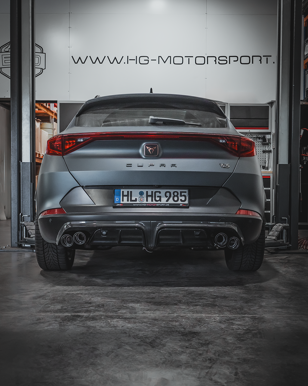 EGO-X Abgasanlage 3,5" Cupra Formentor VZ5 2.5 TSI 390PS 4Drive OPF