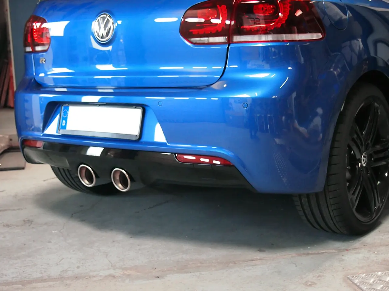 Bull-X ECE Abgasanlage 3" mit Klappenvorrichtung VW Golf 6 R 271PS (ohne MSD)