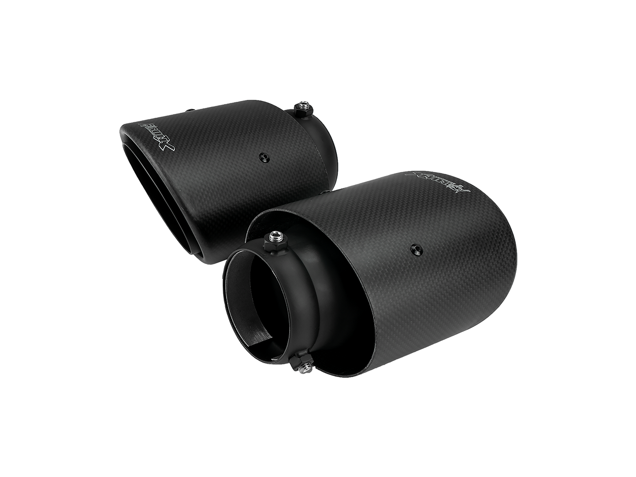 Bull-X Endrohrset: Typ 3 Carbon Oval 126x94