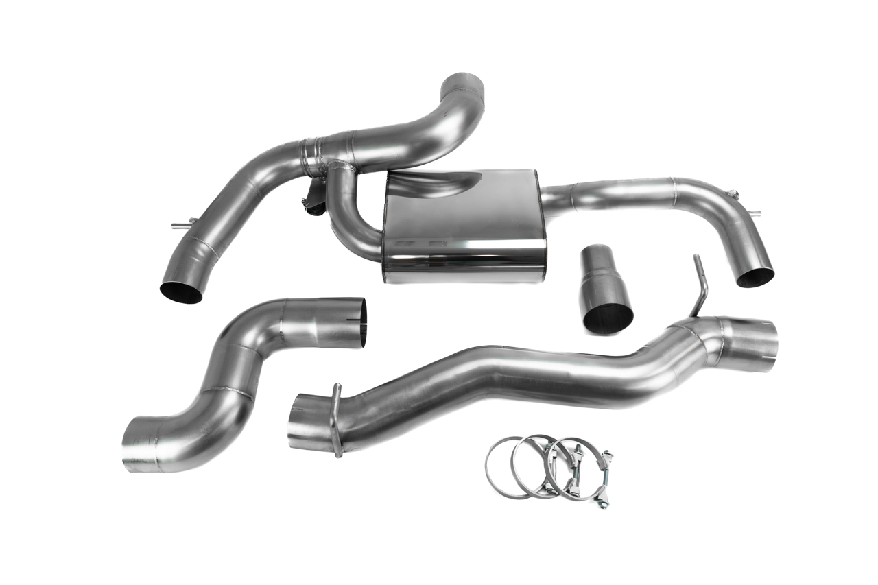 EGO-X Abgasanlage 3,5" VW Golf 8 R 320/333PS (ab 96dB)