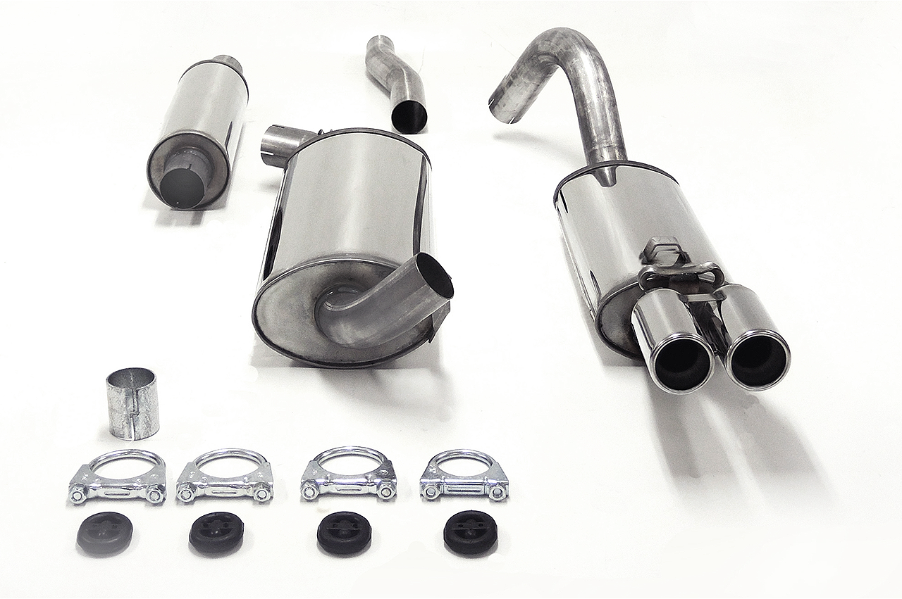 HG-Classic Line Abgassystem 2,5" Audi 80/ 90/ Coupe (B3 Typ 89) 1.8-2.3L