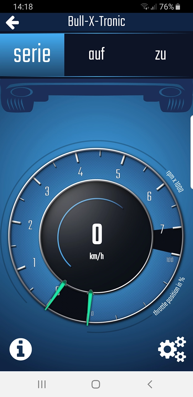 Bull-X Tronic Valve Control - Klappensteuerung per App