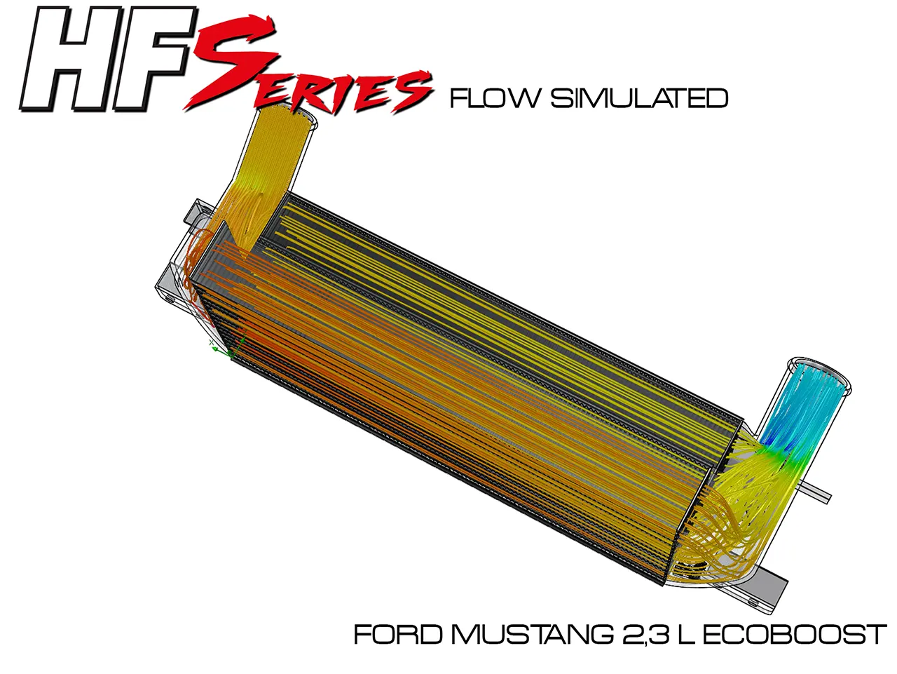 HF-Series Ladeluftkühler Ford Mustang VI 2.3L Ecoboost 317PS