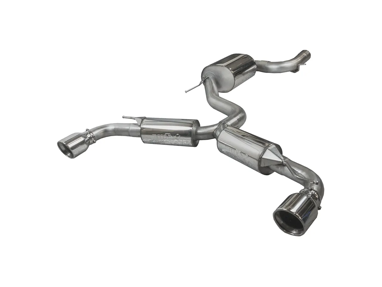 Bull-X Abgasanlage 3" Y-Style "VAG02" 1K Plattform 1.4/1.8-2.0 T(F)SI FWD (z.B. Golf 6, A3 8P)