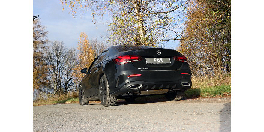 FOX Endschalldämpfer Mercedes A180/ A200 W177 136/163PS