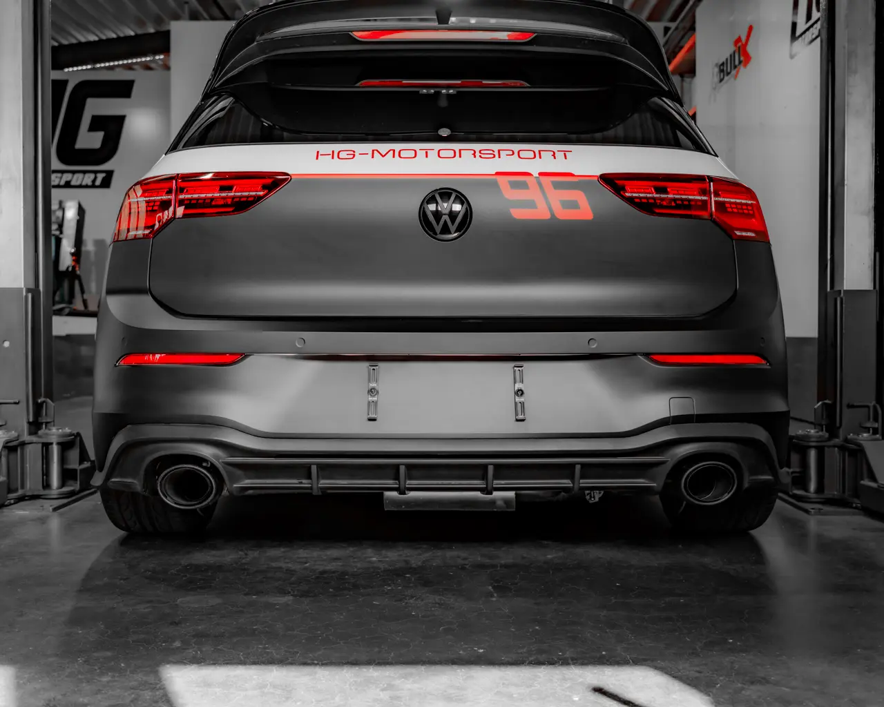 EGO-X Klappen-Abgasanlage VW Golf 8 GTI / Clubsport / ED 45 3,5" / 89mm