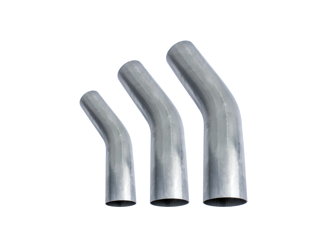 Edelstahlbogen 30° (lang) 1,6mm Wandstärke