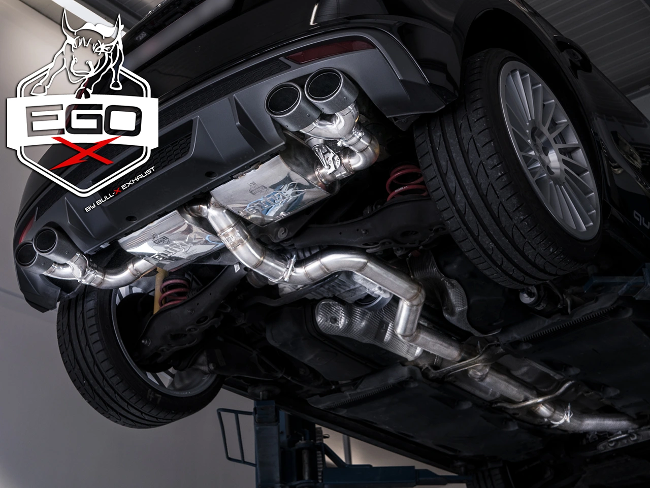 EGO-X Abgasanlage 3" Audi S1 8X 2.0 TFSI 231PS quattro (mit ECE*)