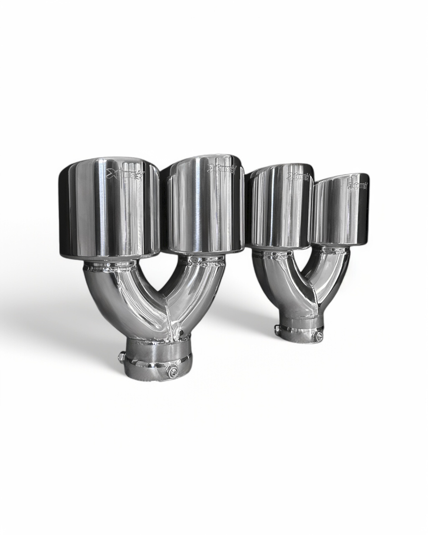 Bull-X Endrohrset Y-Style: Typ 5 CK-Style versetzt  (A:1x64mm + 1x76mm)