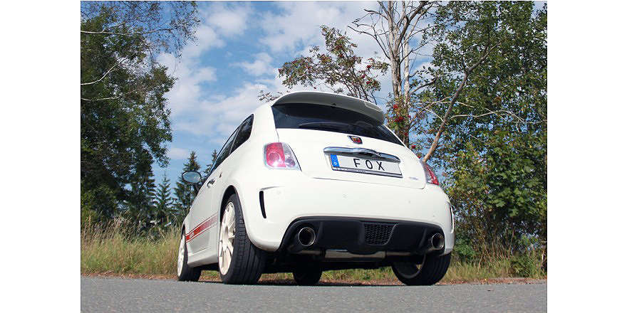 FOX Endschalldämpfer Fiat 500 Abarth 135PS
