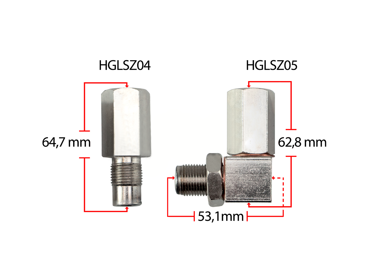 Lambdasonden Eliminator / Spacer inkl. Metallkat 90°