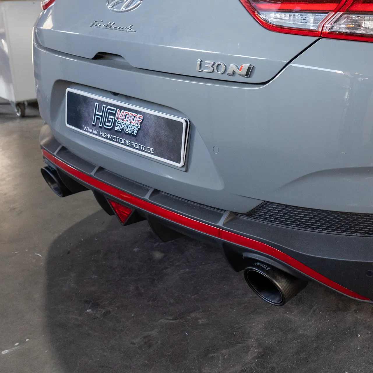 Bull-X Endrohrset: Carbon 2x114mm Hyundai i30N inkl. Performance