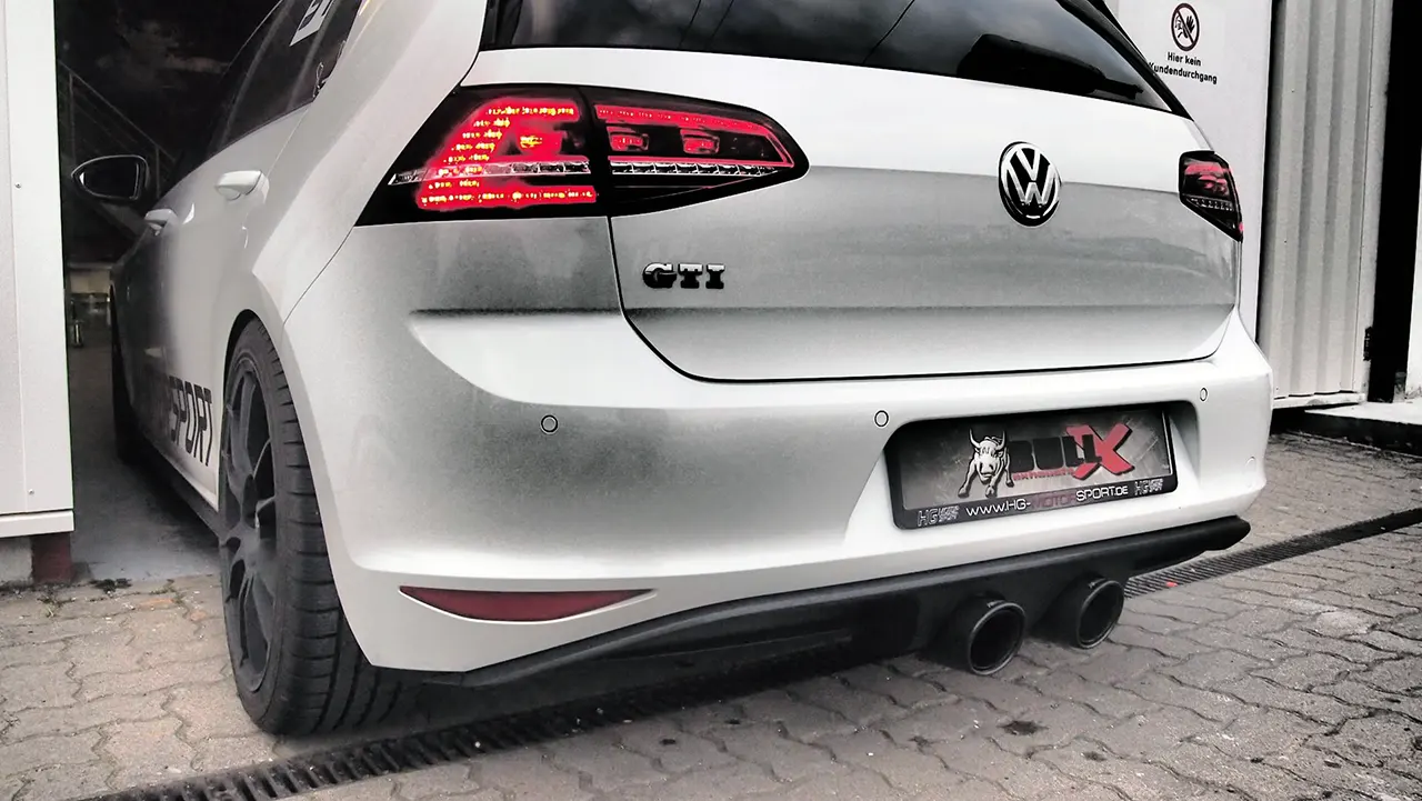 Bull-X Abgasanlage 3" Y-Style "VAG02" MQB Plattform 1.8-2.0 TSI FWD (Golf 7 GTI, Leon 5F)