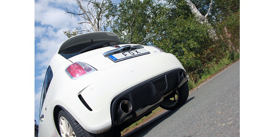 FOX Endschalldämpfer Fiat 500 Abarth 135PS