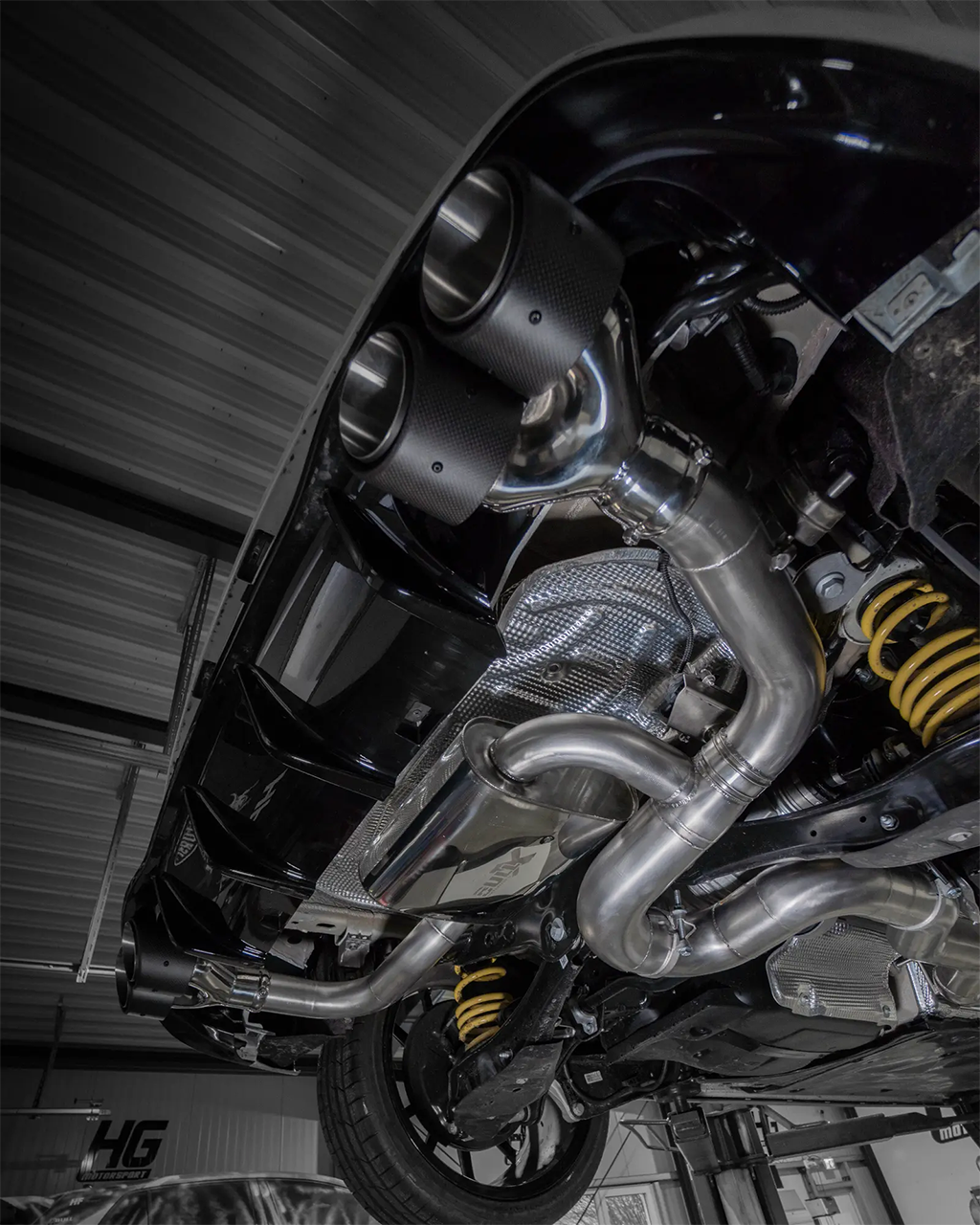 EGO-X Abgasanlage 3,5" VW Golf 8 R 320PS