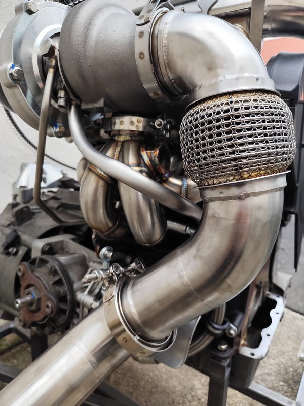 1.8T 20V Plug & Play Turbo Kit: PSR GTX28 + Stoßaufladungskrümmer + Downpipe + Leitungen + Ansaugrohr