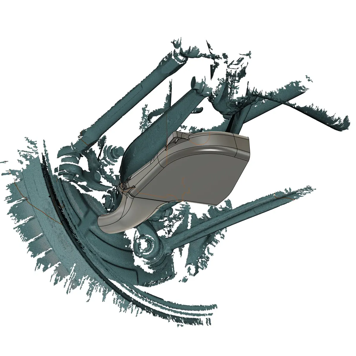 Bremsenkühlung HA Carbon passend für BMW F87 M2 & S55B30 F8X M3/M4
