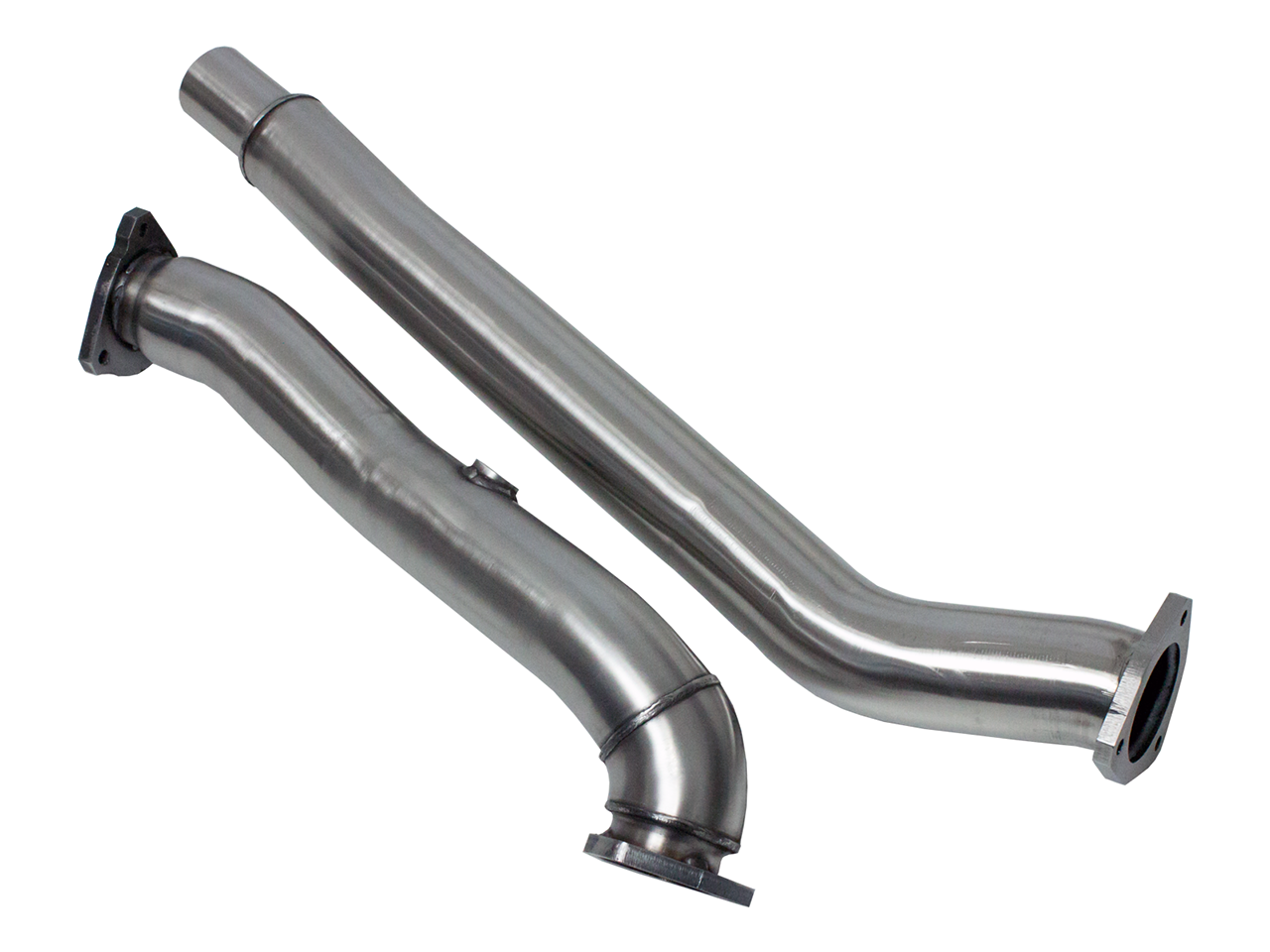 Bull-X Downpipe Ober- u. Unterteil 2,75"/ Kat + DPF-Ersatzrohr Audi A6 C6/4F 2.7-3.0 TDI